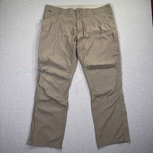 Kuhl Renegade Nylon Stretch Cargo Hiking Pants Mens 42x32 Utility Brown 5120